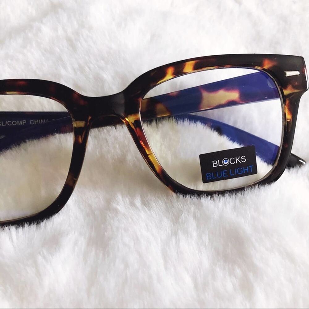 Baker Brown Pattern Computer Blue Light Glasses - Picture 3 of 12
